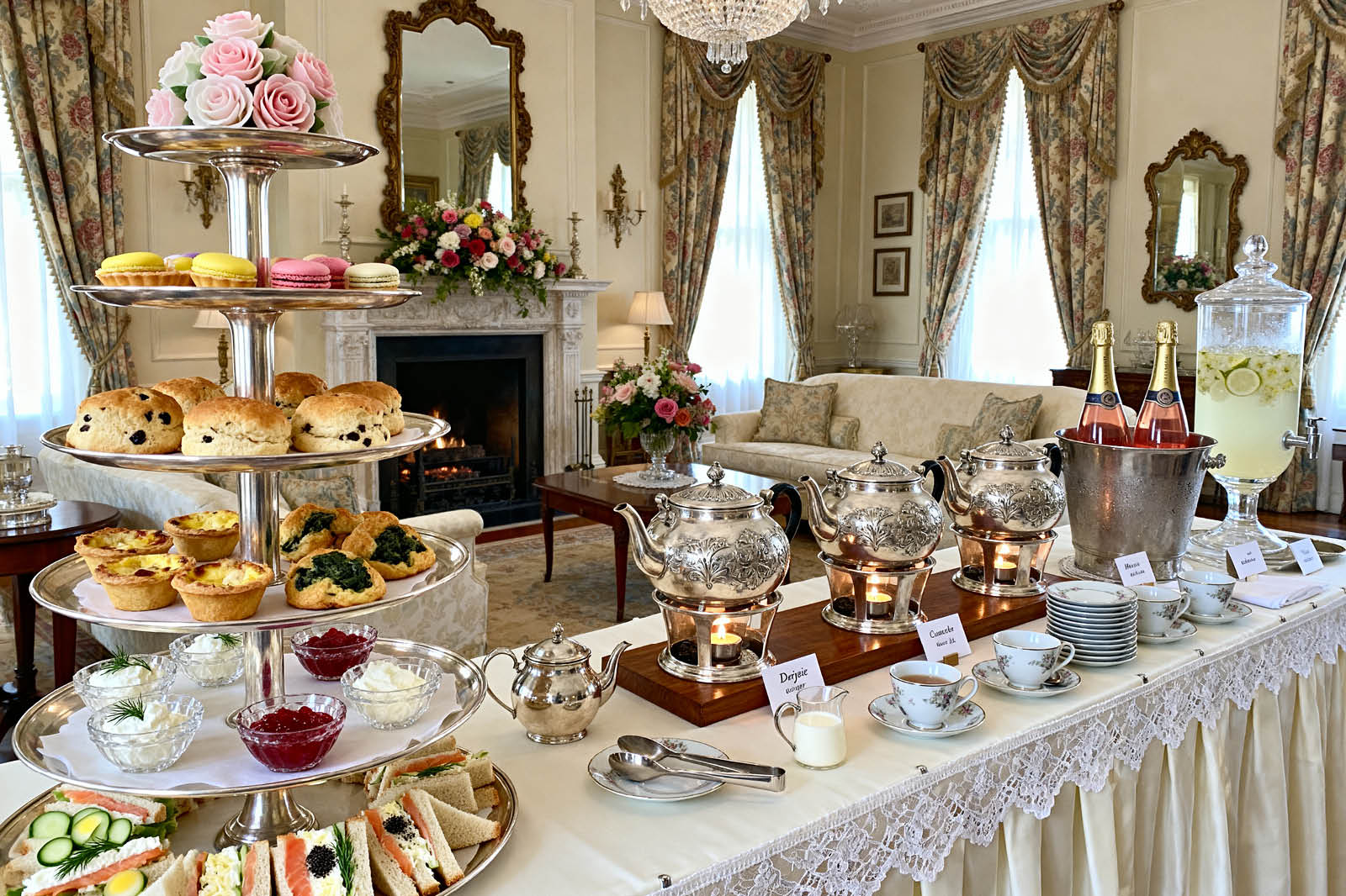high tea catering